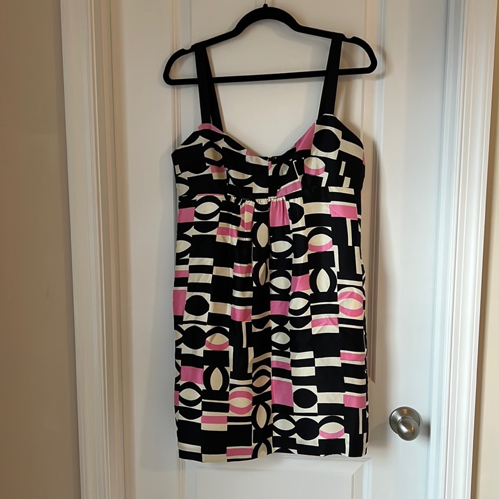 Milly geometric mini dress - size 10